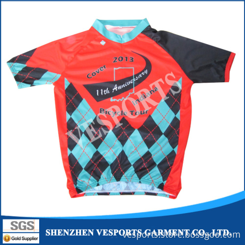 100% Polyester Coolmax Cycling Clothing